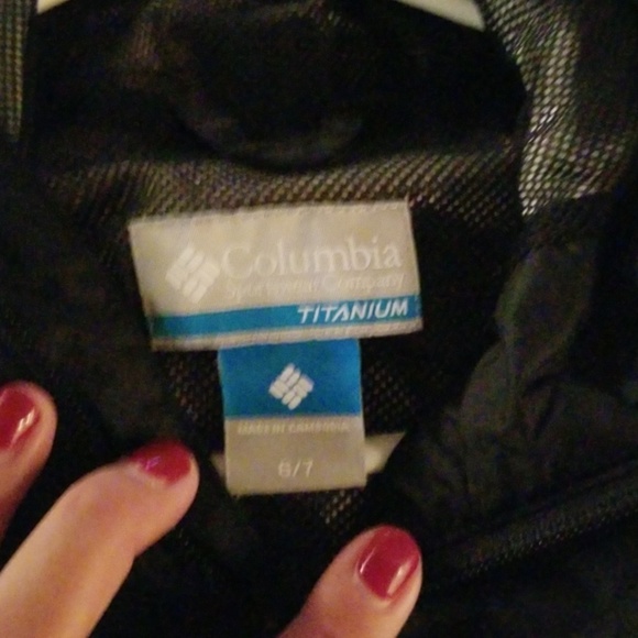 Columbia rain Jacket size 6/7 - Picture 2 of 2